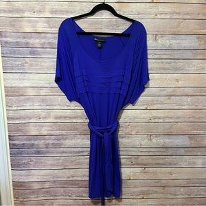 Lane Bryant Blue Summer Short Sleeve Dress Size 18/20 F2